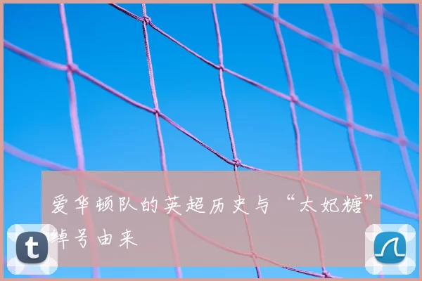 爱华顿队的英超历史与“太妃糖”绰号由来